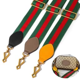 5cm Wide Shoulder Strap for GUCCI Tiger Head Camera Bag Adjustable Length Red Blue Color Blocking Bag Strap