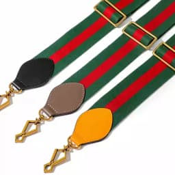 5cm Wide Shoulder Strap for GUCCI Tiger Head Camera Bag Adjustable Length Red Blue Color Blocking Bag Strap