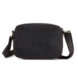JOYIR Genuine Leather Mini Messenger Bag Travel Crossbody Bag for Women Men Cell Phone Purse Trave Satchel Shoulder Bags