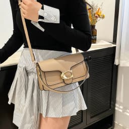 2026 New Niche Luxury Solid Color Tote Bag Vintage Minimalist Square Bag Fashion Versatile Crossbody Bag