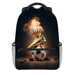 Large Capacity Football Full Width Printing Backpacks for Boy and Girls Best Gifts 2D Flat Cartoon School Bag for Children