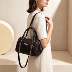 2026 Vintage Classic Leather Bag For Women Elegant Solid Color Commuter Purse Best Superstar Show Unique Casual Design