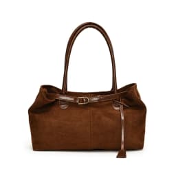 LEFTSIDE Large NUBUCK Underarm Bags Lady Shoulder Bag for Women 2024 Winter New Trend Fashion Trend Y2K Tote Bag Handbags