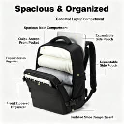 Backpack 40x30x20 Travel Backpack Cabin Airplane for Ryanair Hand Luggage for Vueling 24L Laptop Travel Bag Men's Work Backpack