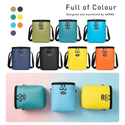 1.85 Gallon Upgraded Thickened Insulated Cooler Bag Portable Picnic Ice Bag Large Capacity Lunch Handbag for Work Shoulder Cross