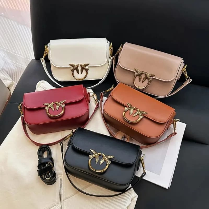 2026 New Design Unique Bird Pattern Swallow Women Bag Fashion Small Square Bag Casual Shoulder Crossbody Purse