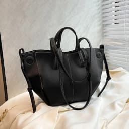 Women Leather Large Capacity Tote Bag Luxury Waterproof Handbag Commuting Shopping Travel Shoulder Backpack Fashion Bag