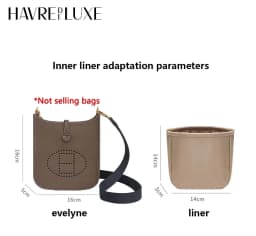 Bag organizer insert for evelyne16 29 lightweight nylon storage bag inner pocket bag accessories