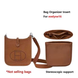 Bag organizer insert for evelyne16 29 lightweight nylon storage bag inner pocket bag accessories