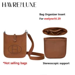 Bag organizer insert for evelyne16 29 lightweight nylon storage bag inner pocket bag accessories