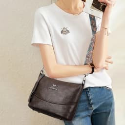 Retro Women's Tote Bag Elegant Purse with Adjustable Crossbody/Shoulder Strap, Versatile Handbag for Work, Travel, Everyday Use