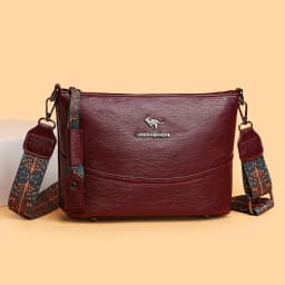 Retro Women's Tote Bag Elegant Purse with Adjustable Crossbody/Shoulder Strap, Versatile Handbag for Work, Travel, Everyday Use