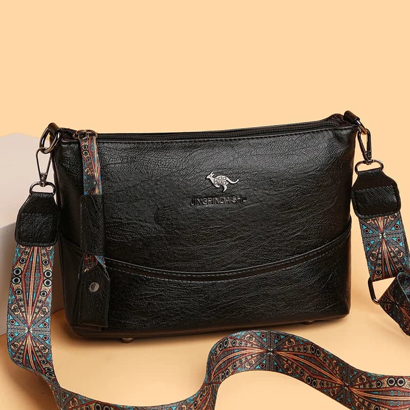 Retro Women's Tote Bag Elegant Purse with Adjustable Crossbody/Shoulder Strap, Versatile Handbag for Work, Travel, Everyday Use