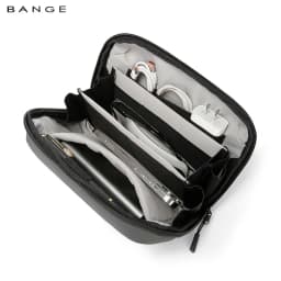 BANGE Multi-Layers Tech Pouch Oxford Warerproof Organizer Case Portable Data Cable Storage Bag Gadget Bag for Travel USB Charger