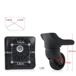 For American Tourister D043 Universal Wheel 2/4PCS Wheels for Suitcase Luggage Accessories Replacement Spare Parts Mute