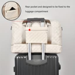 Casual Nylon Travel Luggage Bag, Large Capacity Sports and Fitness Storage, Multi Pocket Portable Weekender Overnight Bag