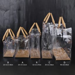 Handmade TPU Bag Accessories Fashion Leather Shoulder Strap Large Capacity Handbag Making Kit for DIY Clear Tote Bag