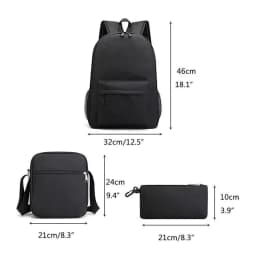 Dinosaur Jurassic Park World Backpack 3Pcs Mochila Boy Girl School Book Bags Travel Rucksack Shoulder Bag Pencil case