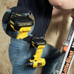 MELO Drill Holder Belt Clip,Heavy Duty Tape Measure Belt Holder for Cordless Drill,Hammer ,Tape Measure,Tools with Hanger Clips