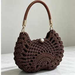 Women's Handbag, Bohemian Style Bag, New Handmade Crochet Bag, Commuter Bag, Cosmetic Bag, Portable Bag, Beach Bag