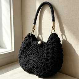 Women's Handbag, Bohemian Style Bag, New Handmade Crochet Bag, Commuter Bag, Cosmetic Bag, Portable Bag, Beach Bag