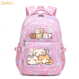 Cute Cat Dog Themed Casual Waterproof Women Backpack Female Travel Bag Backpacks Schoolbag for Teenage Girls Bookbag Mochila