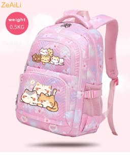 Cute Cat Dog Themed Casual Waterproof Women Backpack Female Travel Bag Backpacks Schoolbag for Teenage Girls Bookbag Mochila