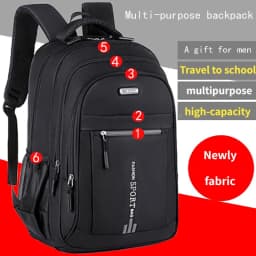 Ladies' Backpack Female Korean Version Trendy Large Capacity High School Middle School Student Backpack Travel Bag Comput