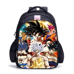 16inch Dragon Ball Backpacks School Bags For Boys Girls Software Anime Primary Grade 1-6 Children Backpack Kids Mochila Infantil