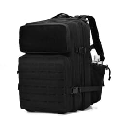 45L Men's Outdoor Backpack Molle Hiking with Bottle Stand Outdoor Hiking Bag Fitness Backpack