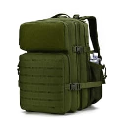 45L Men's Outdoor Backpack Molle Hiking with Bottle Stand Outdoor Hiking Bag Fitness Backpack