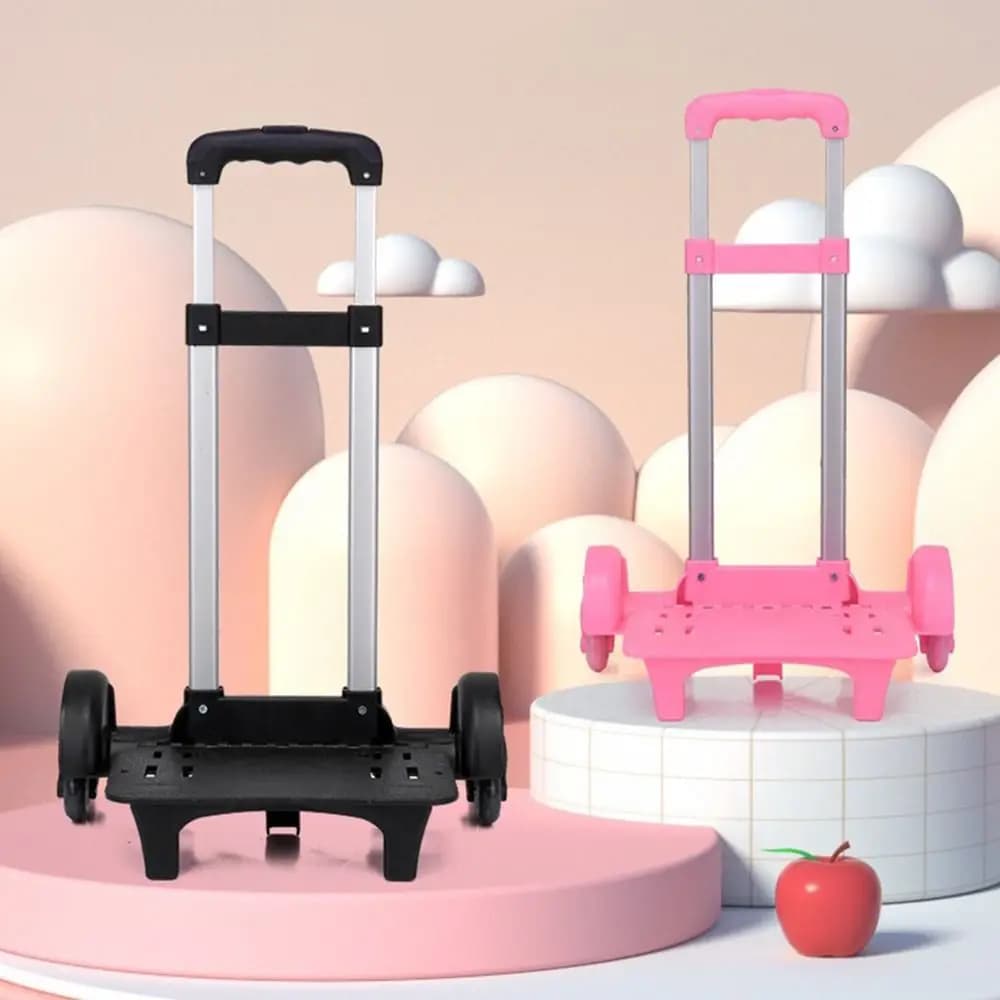 Aluminum Alloy Durablel 2 Wheel Luggage Travel Pullling Rod Carrier Trolley Rack Student Backpack Pet Bag