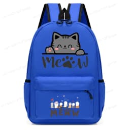 Cute Cat Kawaii Back To School Bookbag Backpack for Girl Boy Children Rucksack Fashion Casual School Bags Kids Birthday Gift