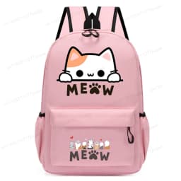 Cute Cat Kawaii Back To School Bookbag Backpack for Girl Boy Children Rucksack Fashion Casual School Bags Kids Birthday Gift