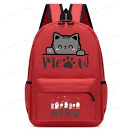 Cute Cat Kawaii Back To School Bookbag Backpack for Girl Boy Children Rucksack Fashion Casual School Bags Kids Birthday Gift