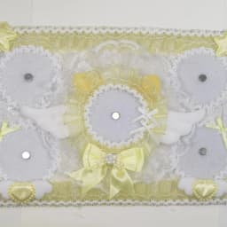 Handmade Lace Bowknot Cat Ears Wings Large Capacity Ribbon Ita Board Badge Holder Ita Bag Accessory Ita Bag Insert Board