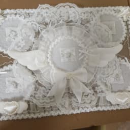 Handmade Lace Bowknot Cat Ears Wings Large Capacity Ribbon Ita Board Badge Holder Ita Bag Accessory Ita Bag Insert Board
