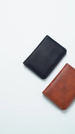 Rfid Blocking Leather Front Pocket Wallet For Men Slim Minimalist Men's Credit Card Holder Ultra Thin Wallet Male With ID Window
