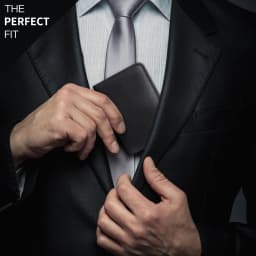 Rfid Blocking Leather Front Pocket Wallet For Men Slim Minimalist Men's Credit Card Holder Ultra Thin Wallet Male With ID Window
