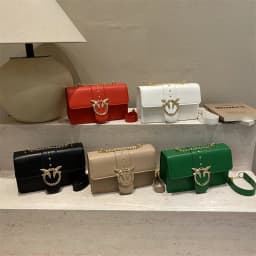For Pinko Women's Unique Design Multiway Bag for Women Exquisite Details High Quality Shoulder Underarm Purse Sophisticated