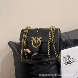 For Pinko Women's Unique Design Multiway Bag for Women Exquisite Details High Quality Shoulder Underarm Purse Sophisticated