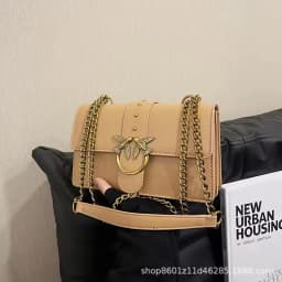 For Pinko Women's Unique Design Multiway Bag for Women Exquisite Details High Quality Shoulder Underarm Purse Sophisticated