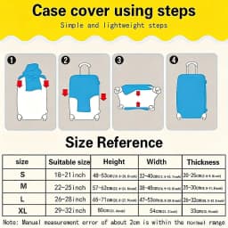 New Elastic Travel Suitcases Protector Cover Luggage Protector Cover for 18-32 Inch Travel Accessories XLXBHT01