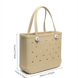 New Arrival Outdoor EVA Beach Bag for Europe America Portable Large Capacity Hole Tote Bag Handbag Shoulder Bag