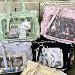 Ballet Girl Large Capacity Ita Bag Japanese Anime Two-dimension Shoulder Crossbody Bag Women Handbag Gift For Friends