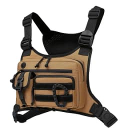 Men's Vest Outdoor Tactical MOLLE Chest Bag Chest Pack for Cycling Bags Running Front Chest Bag EDC Sports Vest Bag