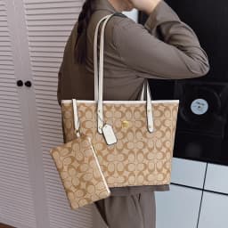 Women's Bag 2026 New high-quality printed tote bag, light luxury vintage shoulder bag, fashionable and elegant handbag