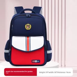 Kids School Backpack for Grade 1 6 Boys Girls Lightweight Oxford Fabric Waterproof Durable Bookbag with Ergonomic Design