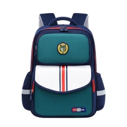 Kids School Backpack for Grade 1 6 Boys Girls Lightweight Oxford Fabric Waterproof Durable Bookbag with Ergonomic Design