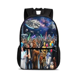 Star Wars Backpack Movie Same Style Game Printe Student Boys/Girls New Fashionable and Versatile Lightweight Shoulder Protection